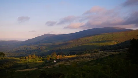 Glencree valley Video stock 112595923