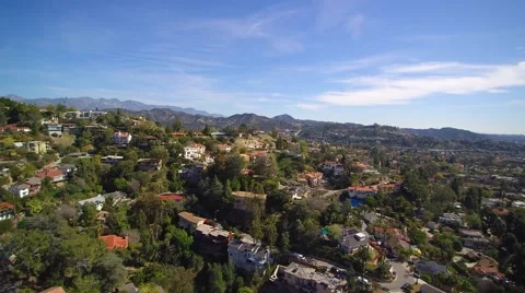 Glendale aerial II Stock Footage 60967385