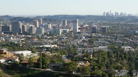 Glendale Skyline Stock Footage 58686762