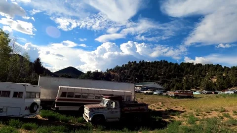 Glendale, Utah August 16 2023 Utah Driving 11152 Glendale Johnson Canyon Kanab Stock Footage 339049947