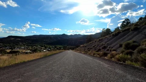 Glendale, Utah August 16 2023 Driving 11073 Glendale Johnson Canyon Stock Footage 339062040