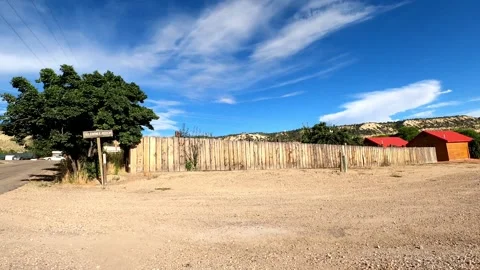 Glendale, Utah August 16 2023 Driving 11075 Glendale Johnson Canyon Stock Footage 339062671