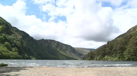Glendalough Lakeside 库存影片 452034