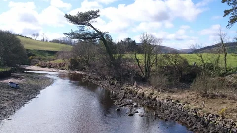 Glendun River landscape Cushendun 動画素材 303956346