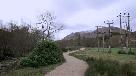 Glenfinnan mountains Stock Footage 167665222