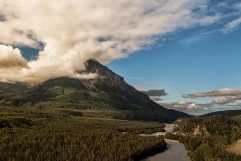 Glenn highway views Stock Photos