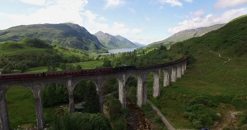 Glennfinnan Viaduct Stock Footage 122012440