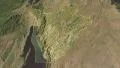 Glide over the satellite map of Burundi outlined 4k or 4k+ Resolution