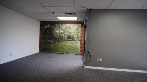 Glide Shot Of An Empty Rental Space Video stock 134830143