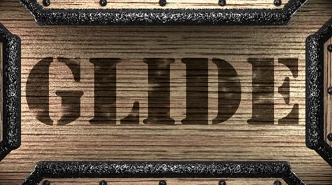Glide on wooden stamp Видео 8651522