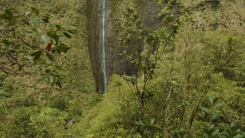 Glidecam Shot Of A Waterfall Stock Footage 75252098