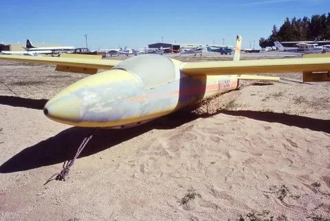 Glider accident Stock Photos