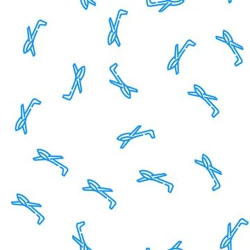 Glider airplane aircraft vector seamless pattern Stock Illustration