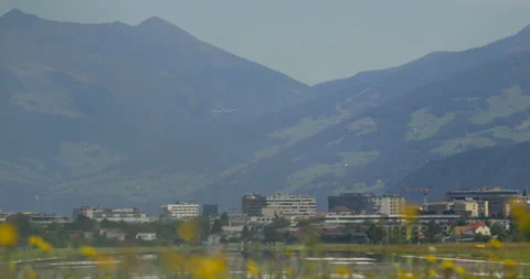 Glider approaching for landing Stock Footage 268223247