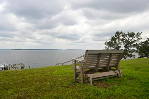 Glider Bench Stock Photos