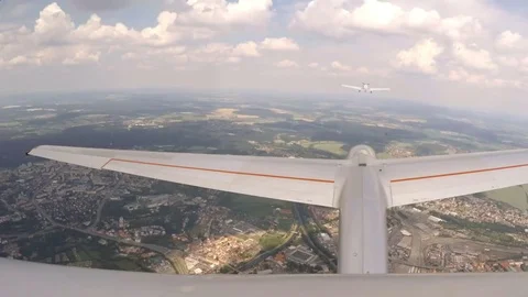 Glider flight. Stock Footage 77069878