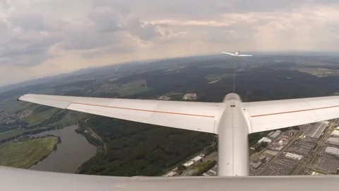 Glider flight. Stock Footage 77070411