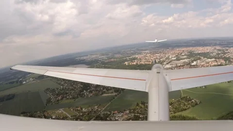 Glider flight. Stock Footage 77072843