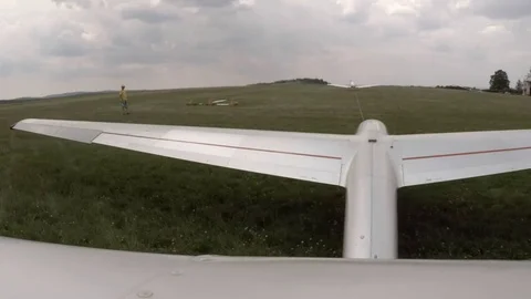 Glider flight. Stock Footage 77073518