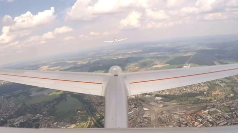 Glider flight. Stock Footage 77145883