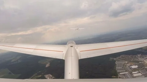 Glider flight. Stock Footage 77146579
