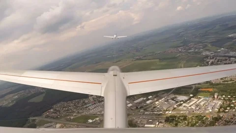 Glider flight. Stock Footage 77146593