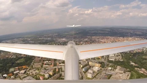 Glider flight. Stock Footage 77147611