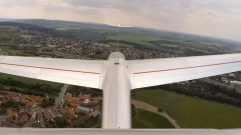 Glider flight. Stock Footage 77148309