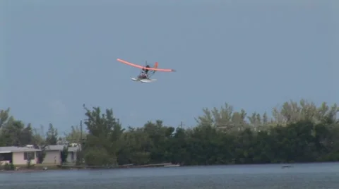 Glider Lands Stock Footage 5326951