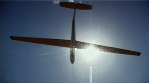 Glider Overhead Stock Footage 479121