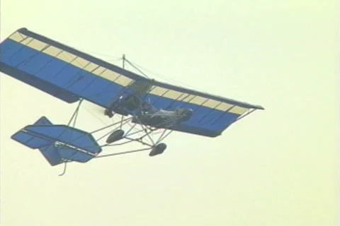 Glider in the Sky Stock Footage 42222024