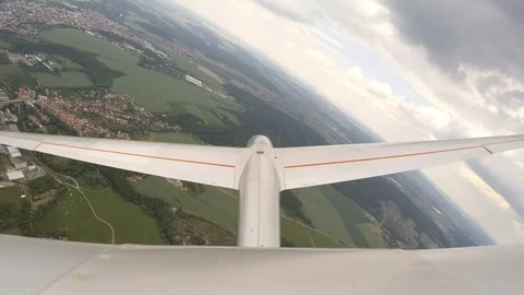 Glider soaring. Stock Footage 77063814