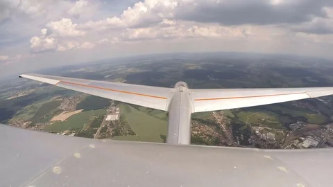 Glider soaring. Stock Footage 77068848