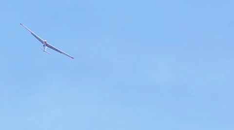 Glider soars in air . 스톡 동영상 56135967