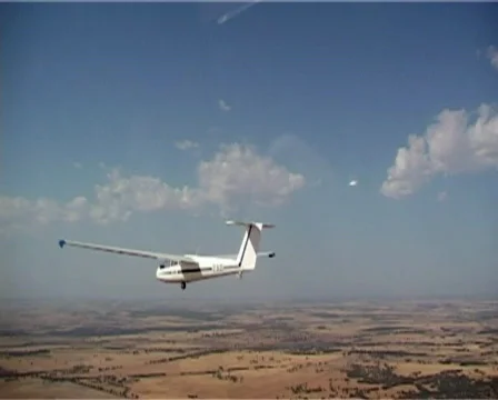 Glider Turns Stock Footage 479159