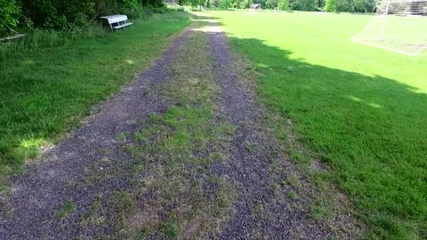 Gliding Rocky Foot Path Fast Video stock 78210736
