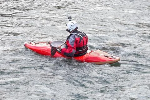 Gliding on the water Foto stock