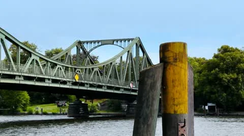 Glienicker bridge berlin Stock Footage 8920615