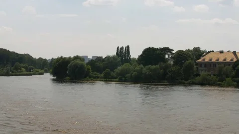 Glienicker Fluss (River) Stock Footage 77955755