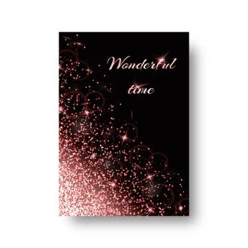 Glimmer background with abstract light Illustrazione stock