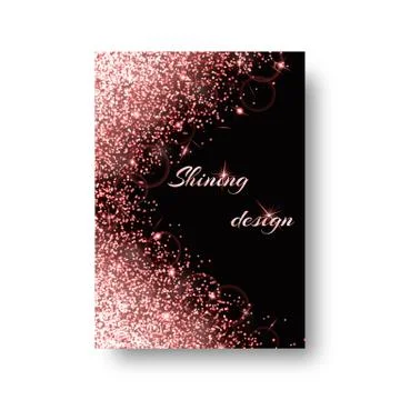 Glimmer background with bright light Illustrazione stock