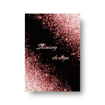 Glimmer background with flare light Stock Illustration