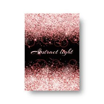 Glimmer background with glittering lights Illustrazione stock