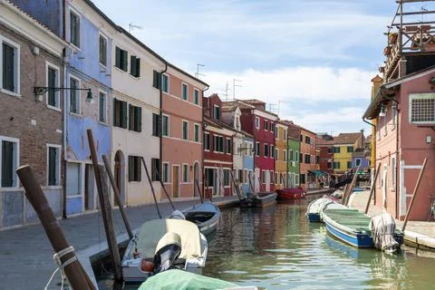 A glimpse of Burano Stock Photos