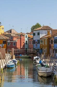 A glimpse of Burano Stock Photos
