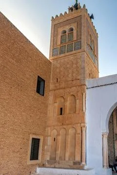 A Glimpse of the Charming Small Mosques (Masjids) in Kairouan, Tunisia. Nor.. Stock Photos
