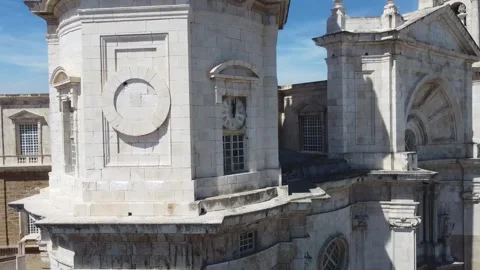 A Glimpse into the Historic Cadiz Cathedral Stock Footage 341275448