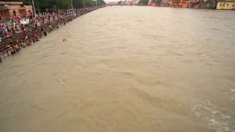 A Glimpse of India Waterways Stock Footage 315287534