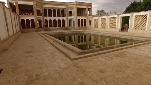 A glimpse inside a historical villa highlighting, stock footage. Stock Footage 304783265