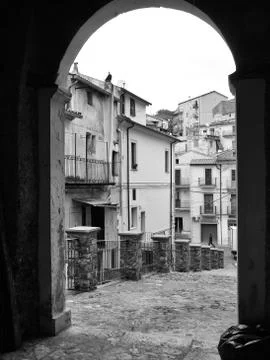 Glimpse of the old city Stock Photos